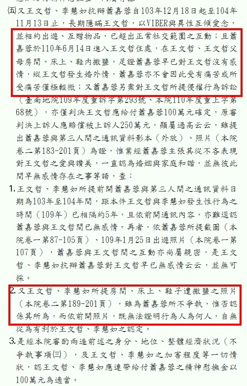 判決書中記載男方還指控美女醫師在他和父母的房間、床上、鞋子內撒鹽巴。