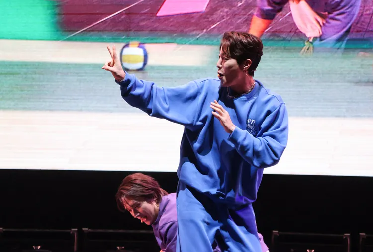 「Highlight」李起光在台上魅力無限。鄭孟晃攝