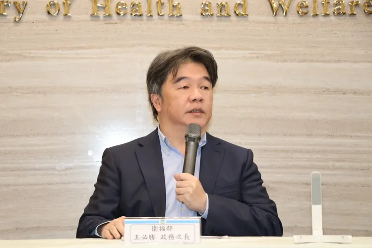 衛福部次長王必勝。鄭孟晃攝