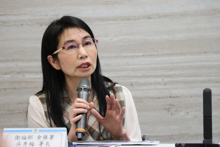 食藥署長吳秀梅。鄭孟晃攝