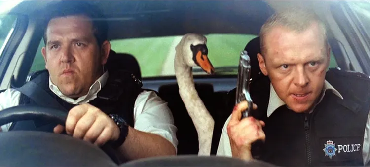 《終棘警探Hot Fuzz》劇照。翻攝網路