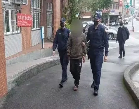 陳男被逮。桃園警分局提供