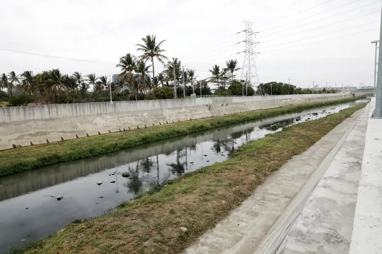 中下游段整治經費約66.5億元。市府提供