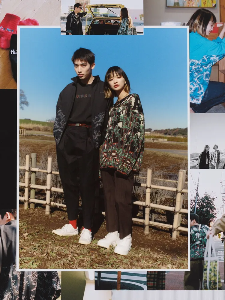 GU與日本設計師品牌「beautiful people」首度聯名。業者提供