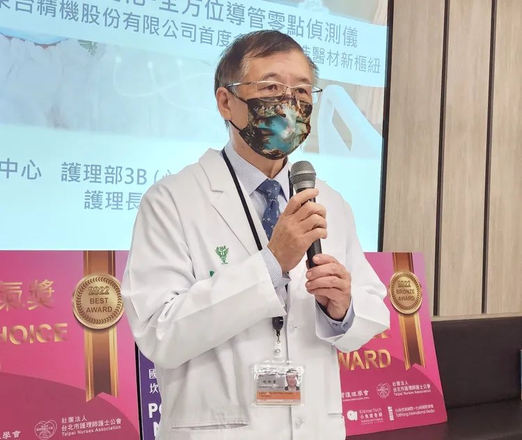 奇美醫學中心榮譽院長邱仲慶現身致詞。奇美醫提供