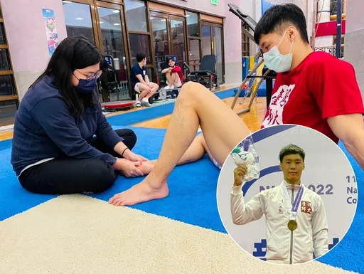 唐嘉鴻「阿基里斯腱全斷」大哭!世大運提早報銷 教練證實:至少休養半年