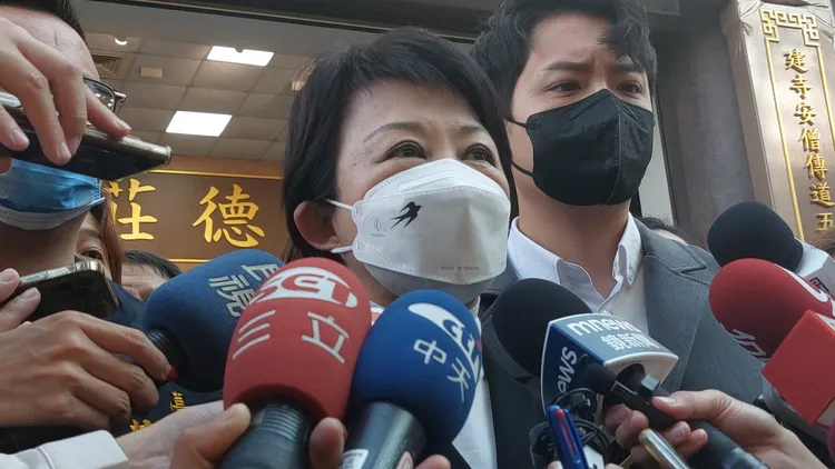 盧秀燕說，星雲大師推動三好運動，「存好心、說好話、做好事」，就是台灣價值。凃建豐攝