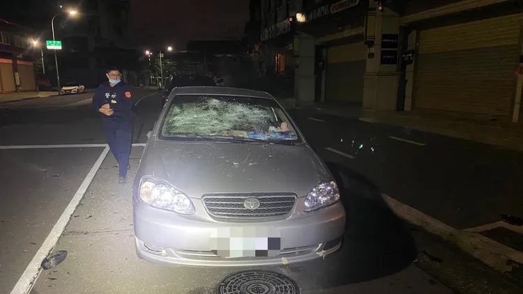 警方趕抵現場採證。林口警分局提供