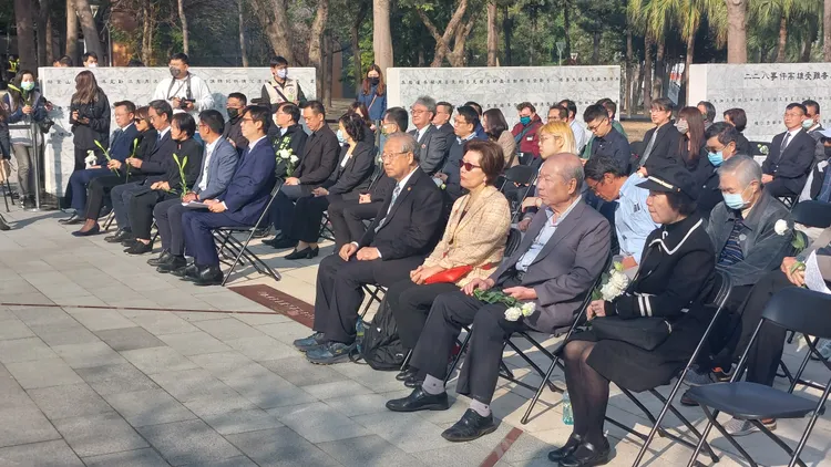 追思會現場有超過百位的二二八事件家屬。凃建豐攝