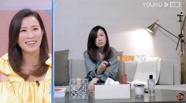 佘詩曼素顏入鏡。翻攝綜藝酷show YT