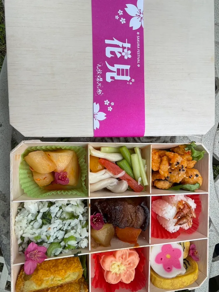 花見九宮格便當。九族文化村提供