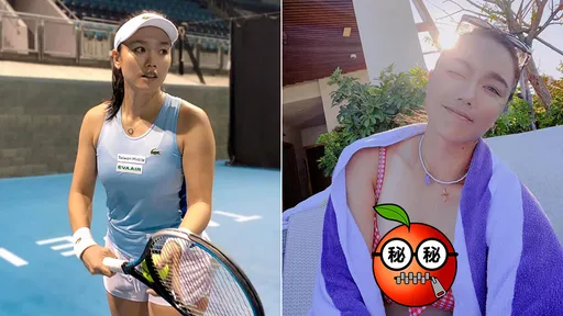 詹詠然「性感Ace球」罕見出擊 粉絲直呼:快掉出來了