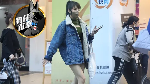 狗仔直擊|「台灣第一美胸」梓梓下身失蹤壓馬路 挖洞露胸器埋首DIY