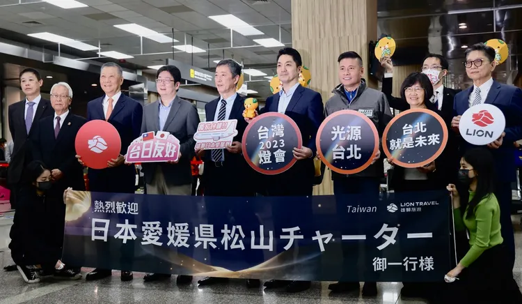 日本團將參觀2023台灣燈會。林林攝