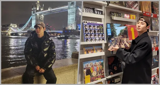 《還魂》黃旼炫等看今晚MONCLER大秀 先踩點倫敦街頭當觀光客