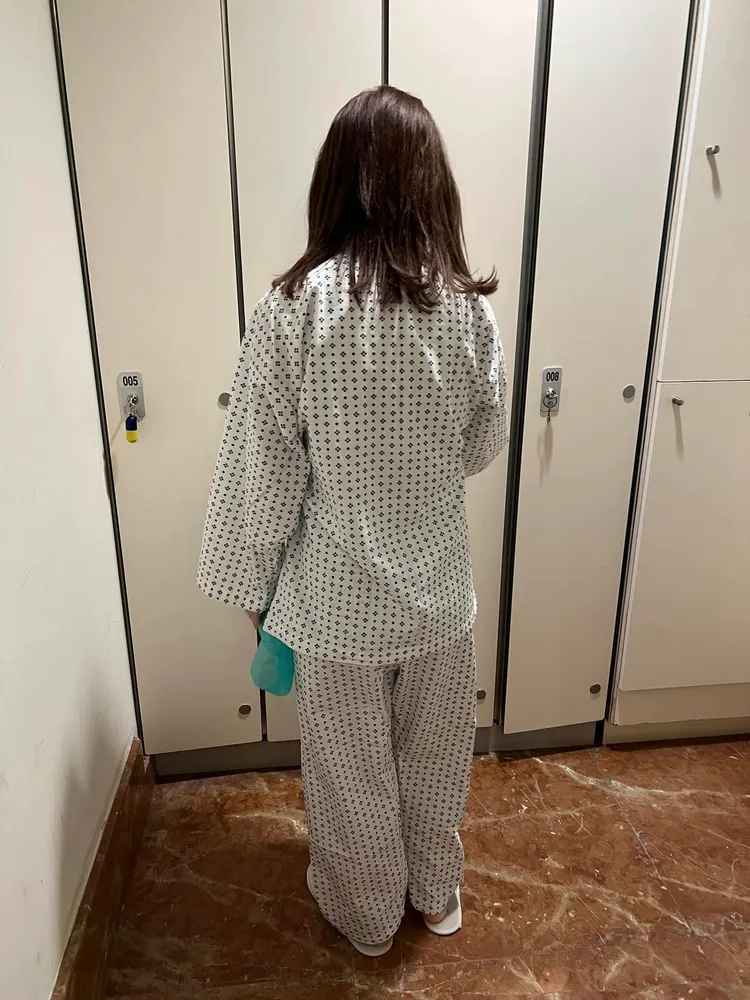 庭庭準備動手術。翻攝王彩樺臉書