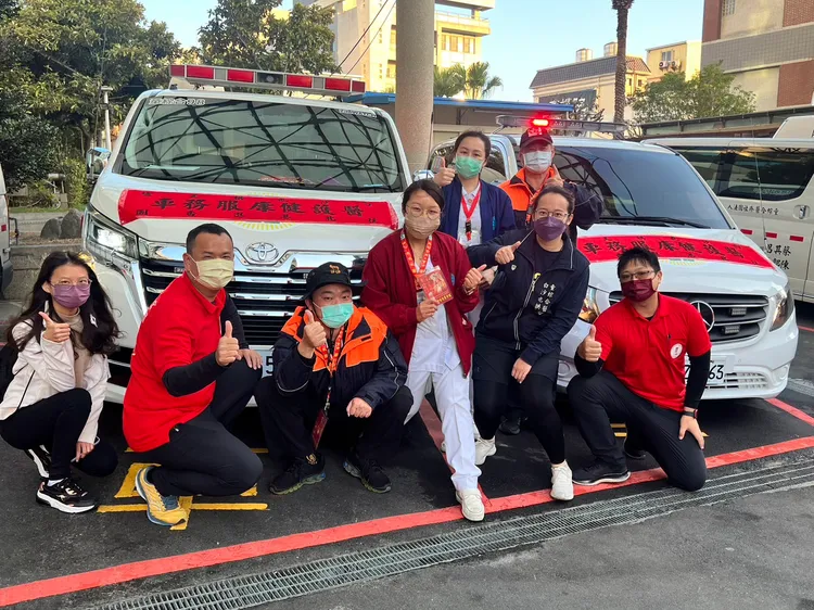 童綜合醫院今年出動5G救護車，提供最即時救護服務。童綜合醫院提供