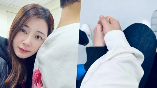 陳怡蓉情人節動手術!帥尪緊握手不放 病因曝光網驚:天啊