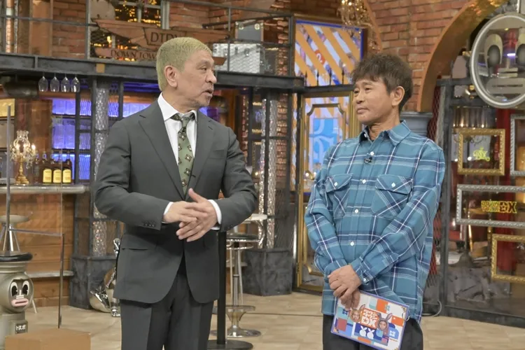 合組「DOWNTOWN」的濱田雅功（右）、松本人志都是日本綜藝大哥。翻攝讀賣電視台