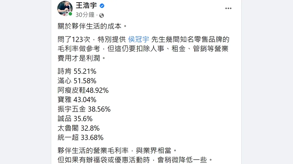 翻攝自王浩宇臉書