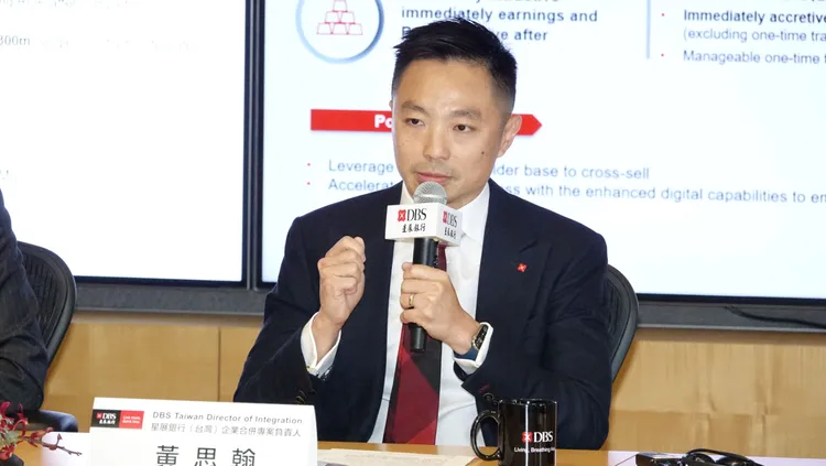 4/1起將接星展台灣總經理的黃思翰。莊宗達攝