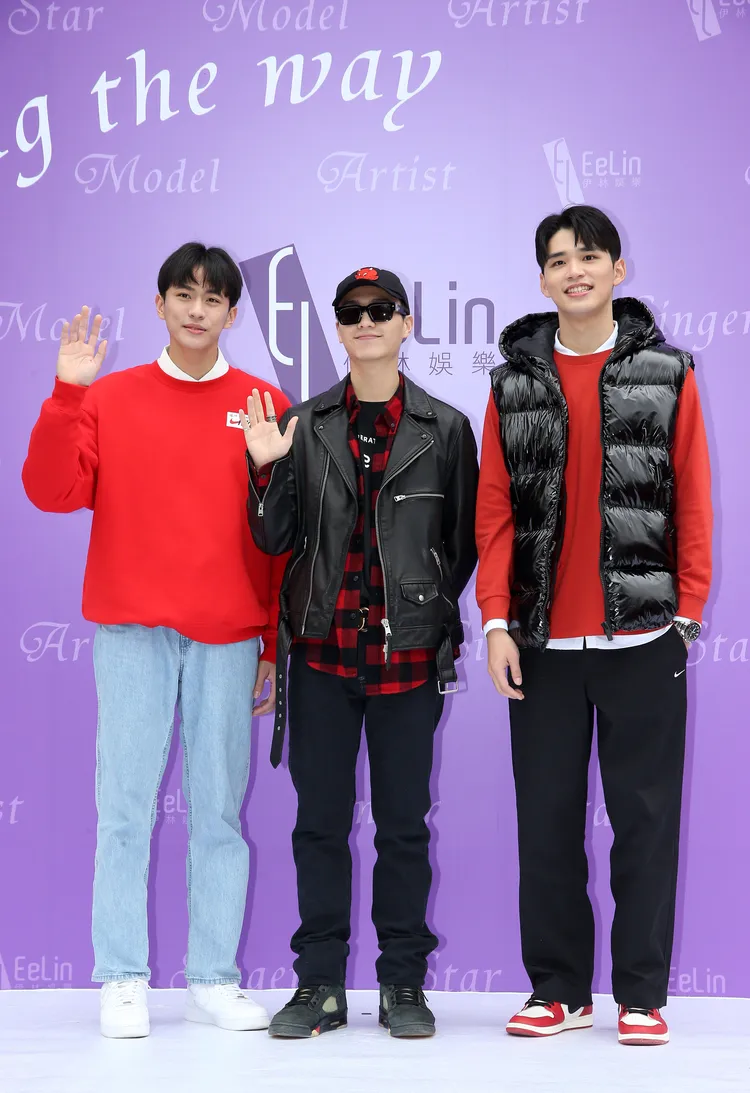 徐瑋澤（左起）、王碩瀚、王品澔新生代男星。伊林娛樂提供