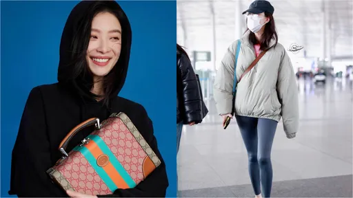 倪妮機場穿搭洩宅女魂 瑜珈褲貼身包美臀「一言難盡」也沒差