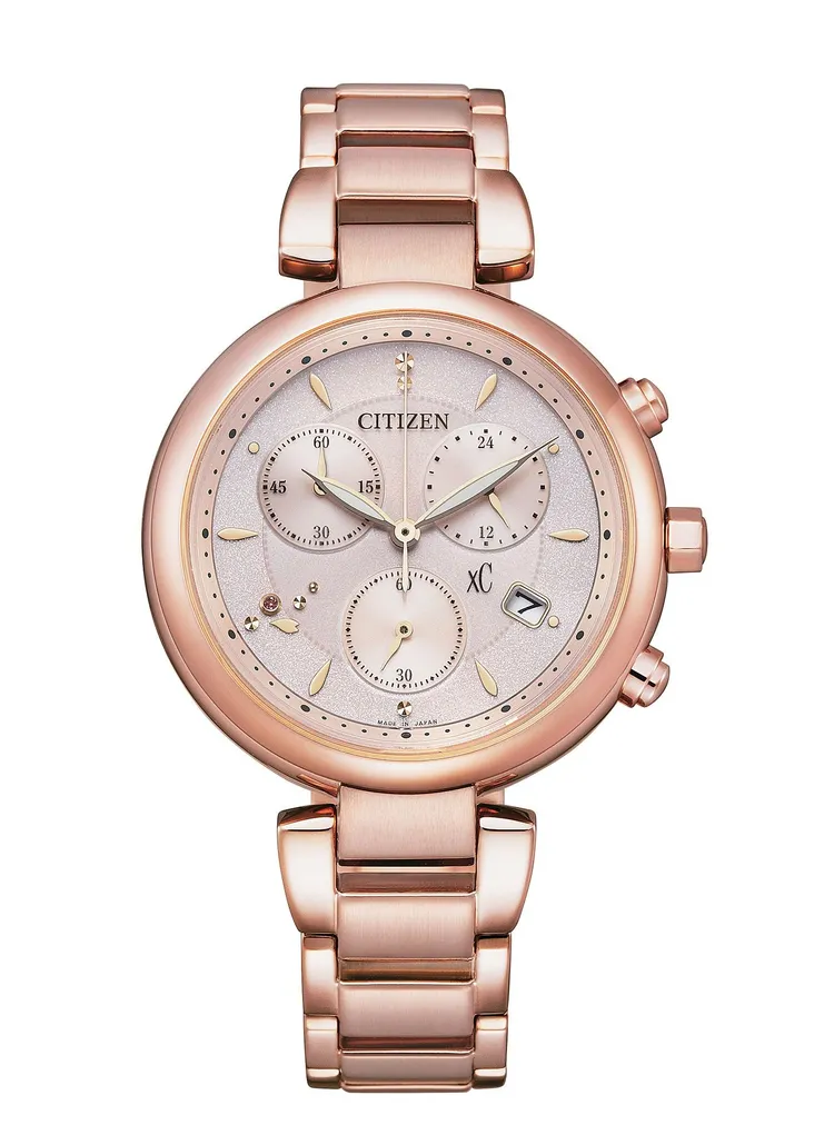 「心蕊．台灣限定款」光動能計時碼錶，2萬2800元。品牌提供