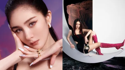 那A安捏!楊冪穿美靴扮月光仙子 華麗變身不小心連臉一起變