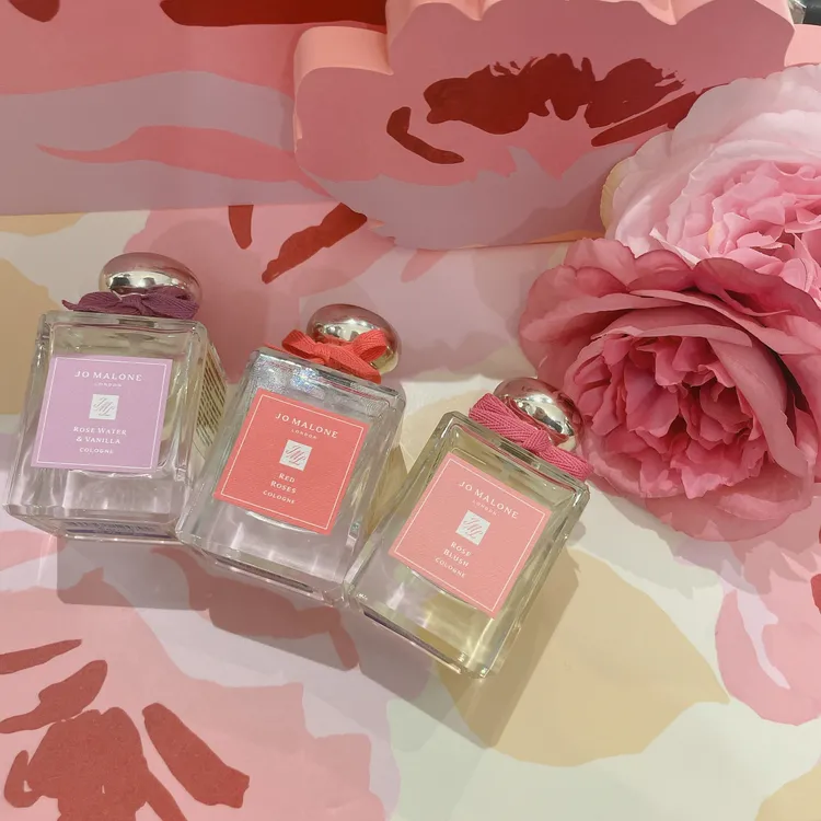 Jo Malone 2023玫瑰花語系列，各50ml／4050元。張家玲攝