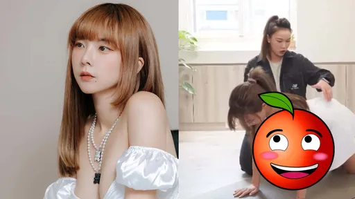 女神奎丁爆乳洋裝趴地「做運動」! 網友因這點開轟「不專業」:有沒有在尊重