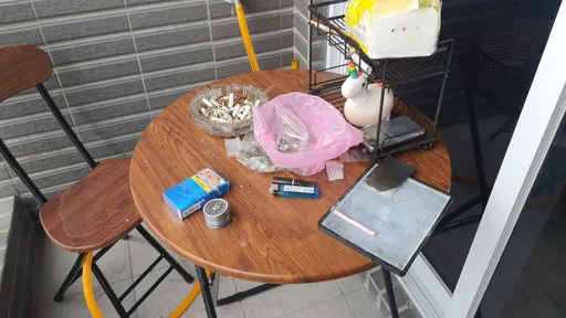 新北男吞雲吐霧戕害鄰居 這東西大喇喇放陽台活該遭逮
