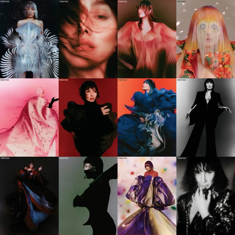 何超儀換上12種服裝。PRESTIGE提供