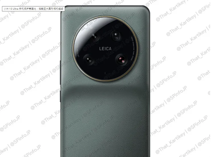 小米13 Ultra保護殼與之前渲染圖相似。翻攝IT之家
