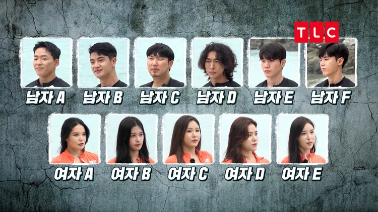 《荒島尋真愛》中要素顏挑戰生火、吃蟲，體驗無人島生活。TLC旅遊探險頻道提供