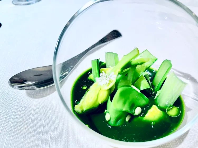 渥達尼斯磨坊經典菜色-綠野。曾仲葳攝