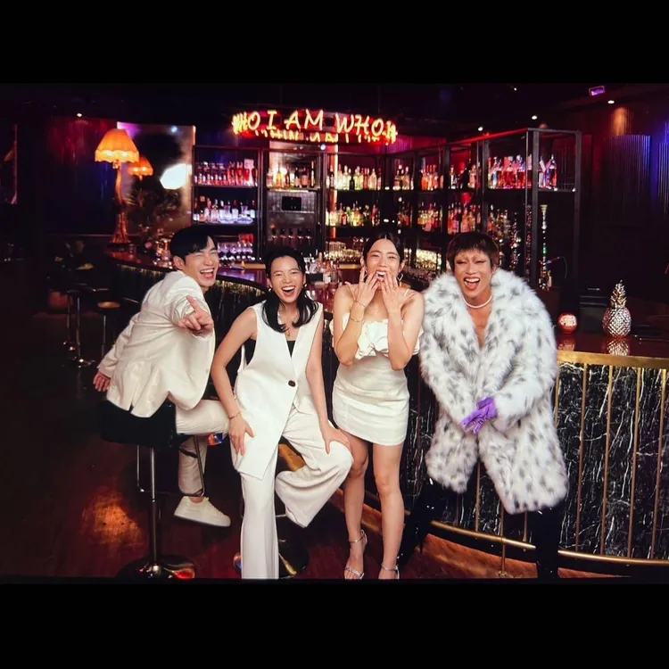 《妮波自由式》由莊凱勛（右起）、林思宇（宇宙）、陸夏、張書豪主演。紅杉娛樂提供