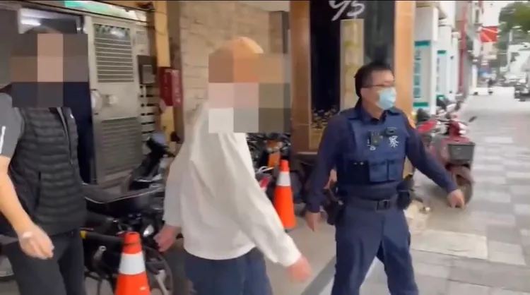 83歲的尋芳客被裁罰。翻攝畫面