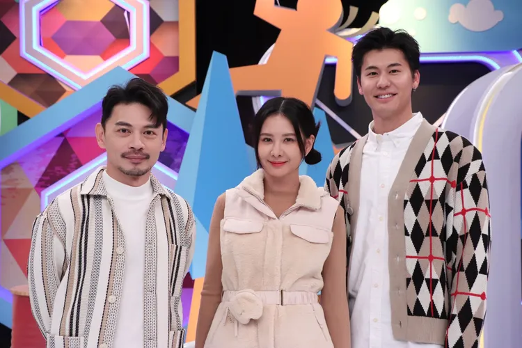 阿Ken(左起)、安心亞、風田。中天綜合台提供 