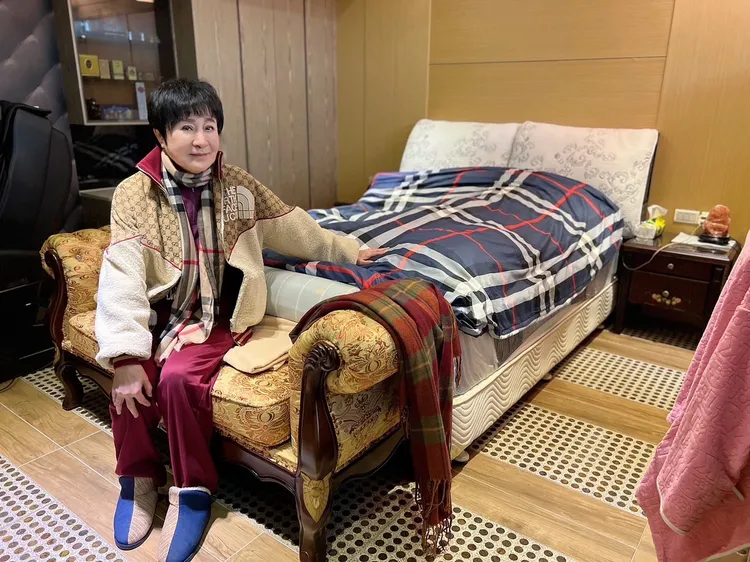 葉青每晚的眠床。趙大智攝