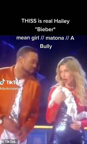 海莉（右）被網友挖出曾在聽到泰勒絲名字後做出作嘔表情。