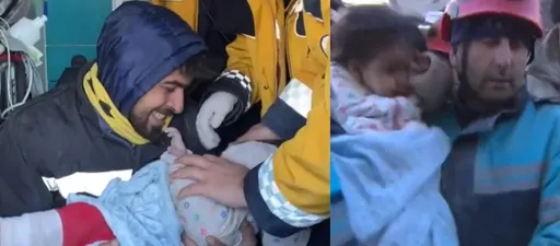 超人媽媽！土耳其孕婦受困瓦礫堆繼續哺乳　55小時母女獲救