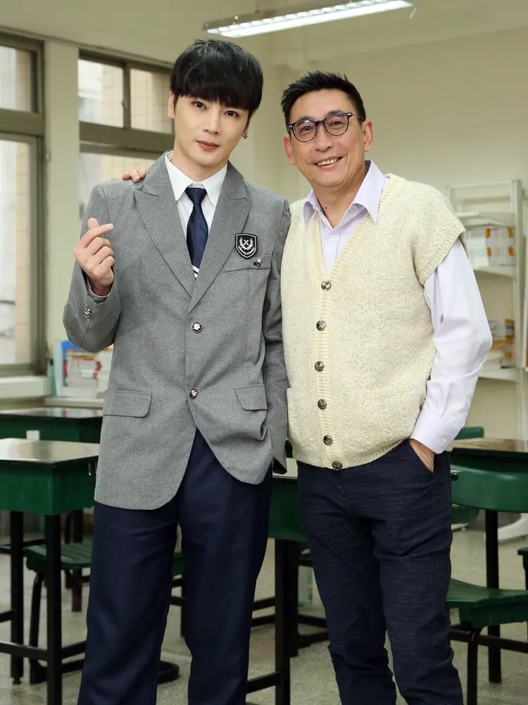 古曜威（左）與宋少卿合照。