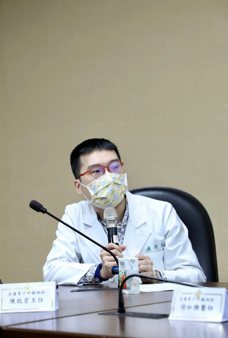 台北榮總兒童青少年精神科主任陳牧宏。北榮提供