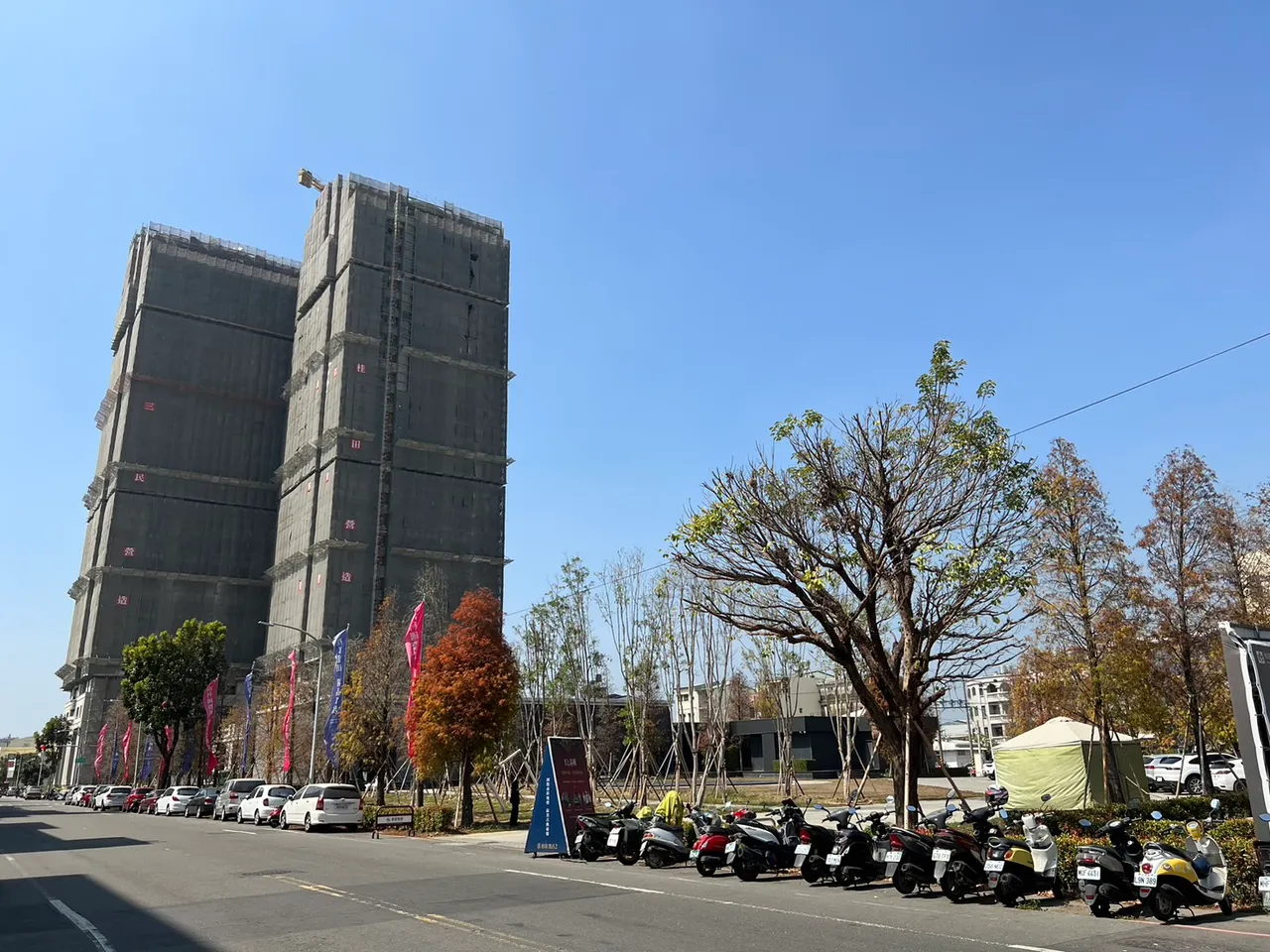 善化區目前新屋最高單價已出現4字頭。葉家銘攝