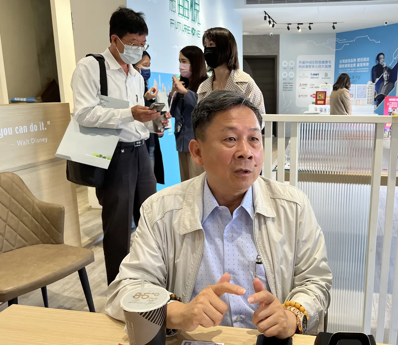 閤冠建設總經理蘇守品指出,公司未來至少還有300-400戶。葉家銘攝