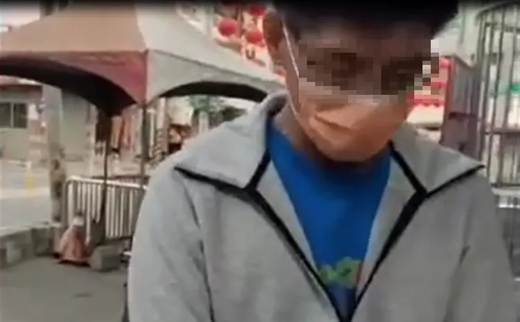 周男事後對質時坦承碰觸女子胸部。女子提供