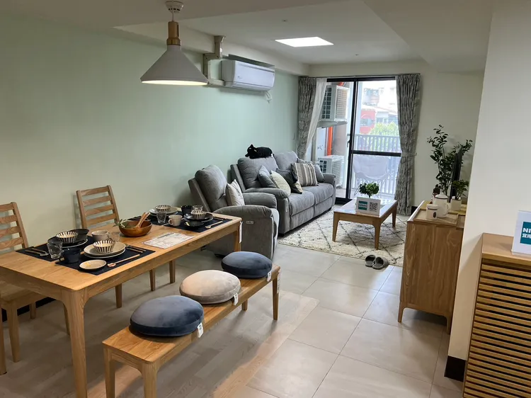 社宅內部含冷氣但不含家電。葉家銘攝