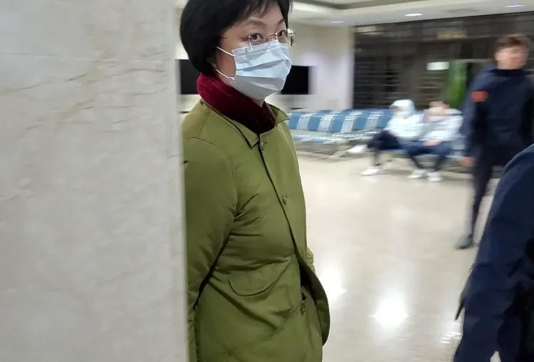 邱賀蘭5萬交保。呂志明攝