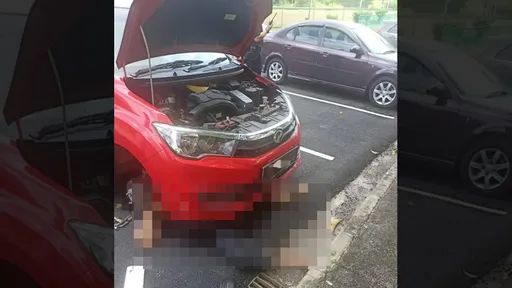 運將自己愛車自己修　轎車突墜落砸頸「自己主人自己殺」